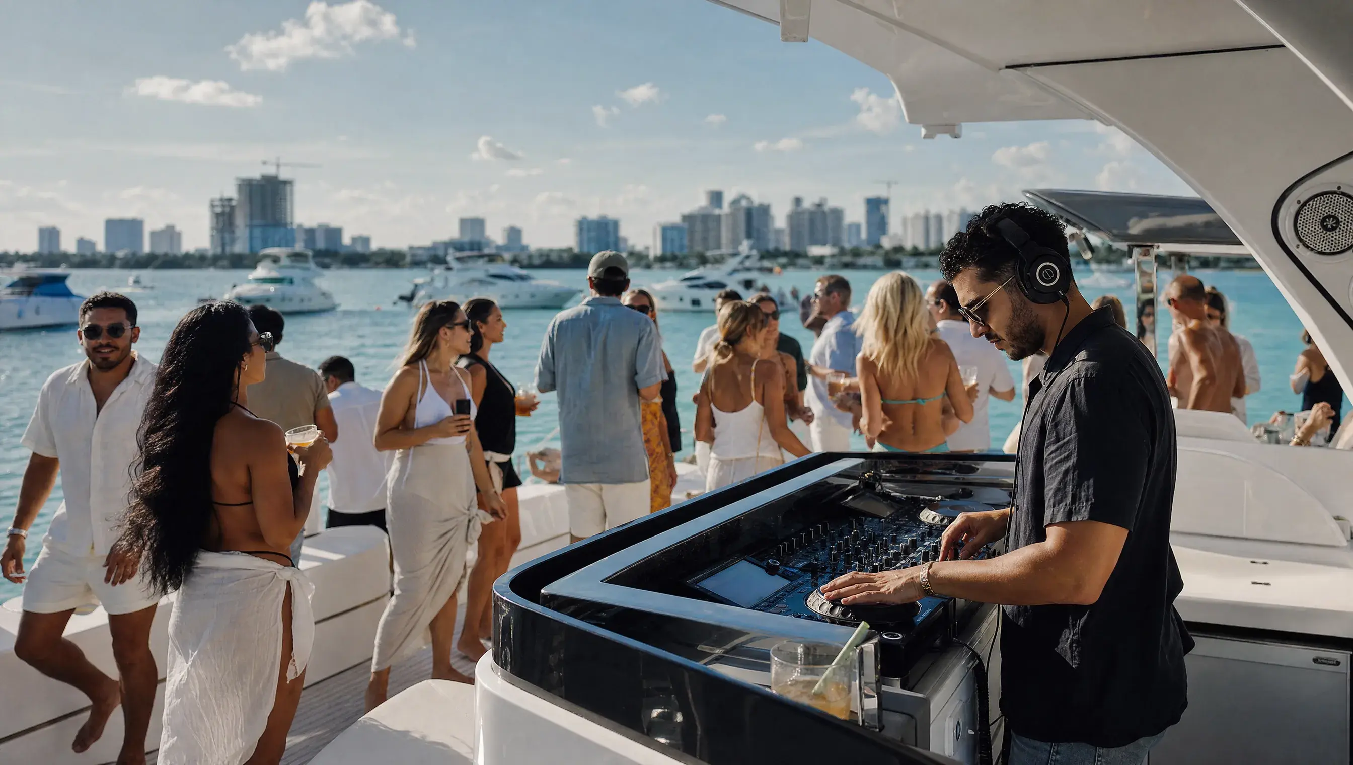 DJ on Yacht Miami