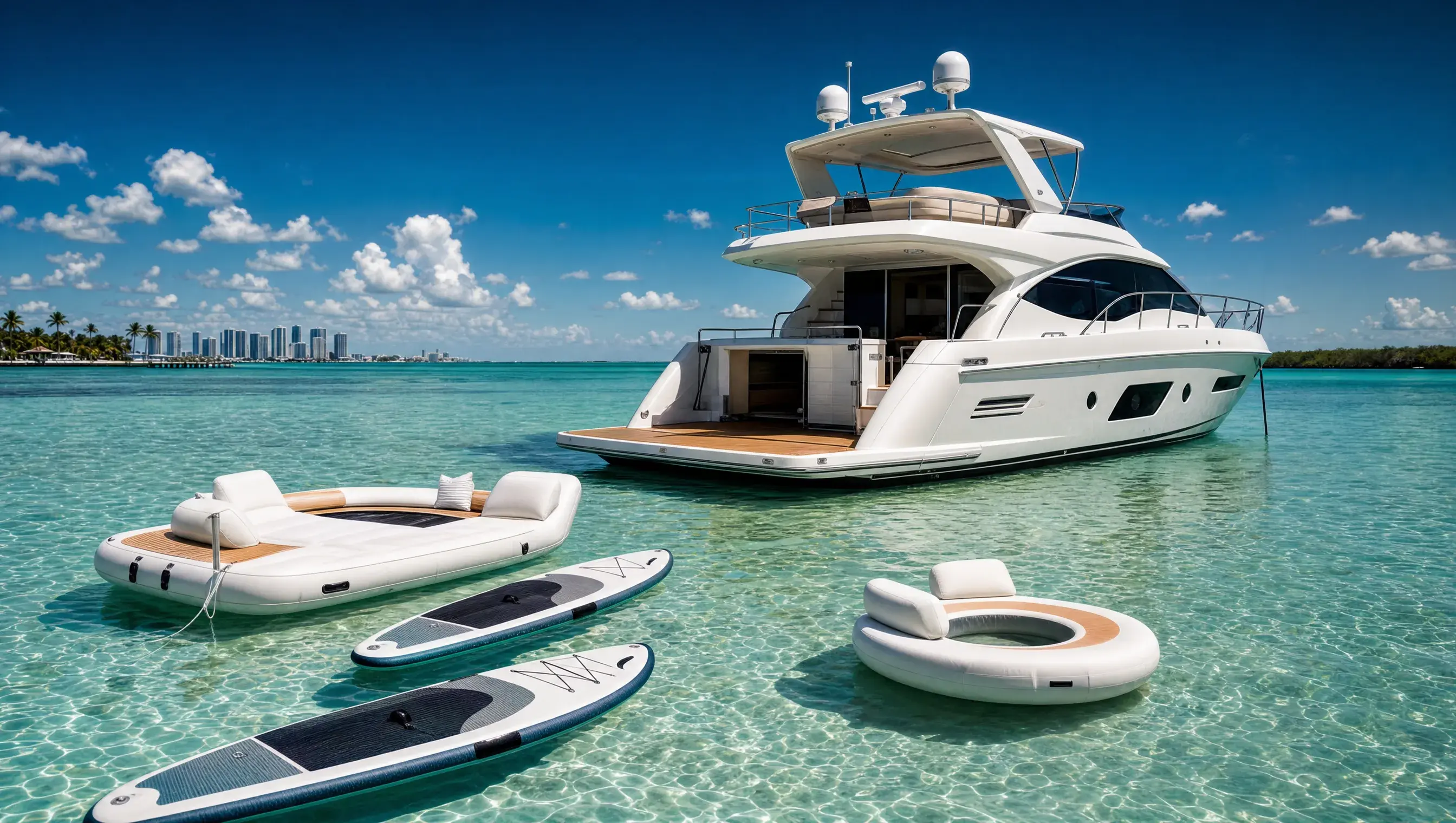 Inflatable Water Toys for Yacht Charter
